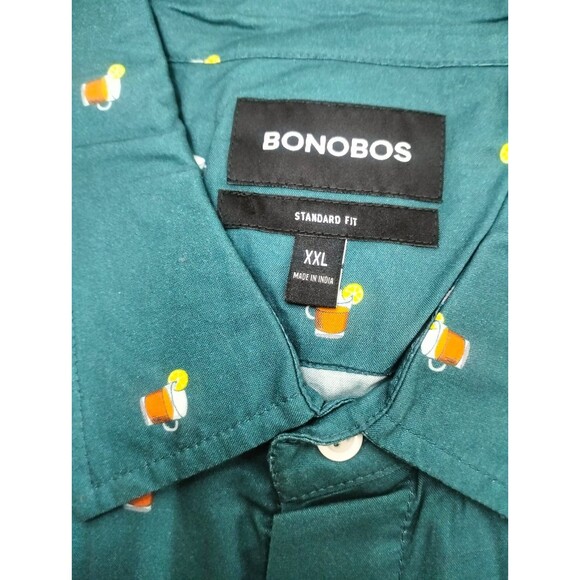 Bonobos Riviera Short Sleeve Men's Shirt Buttondown Standard Fit XXL NEW 283458 - Picture 11 of 11